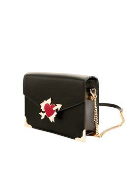 Zara Red Heart Sling Bag.